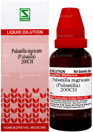 Dr Willmar Schwabe Pulsatilla Nigricans 200ch Dilution 30ml